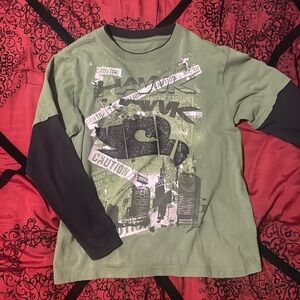 vintage tony hawk baby tee long sleeve